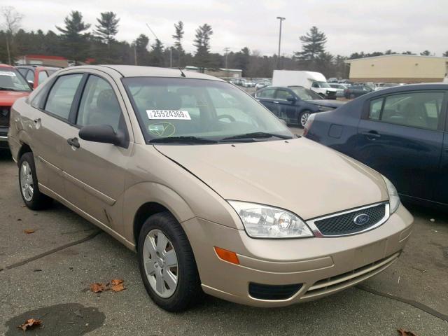 1FAFP34N97W166091 - 2007 FORD FOCUS ZX4 GOLD photo 1