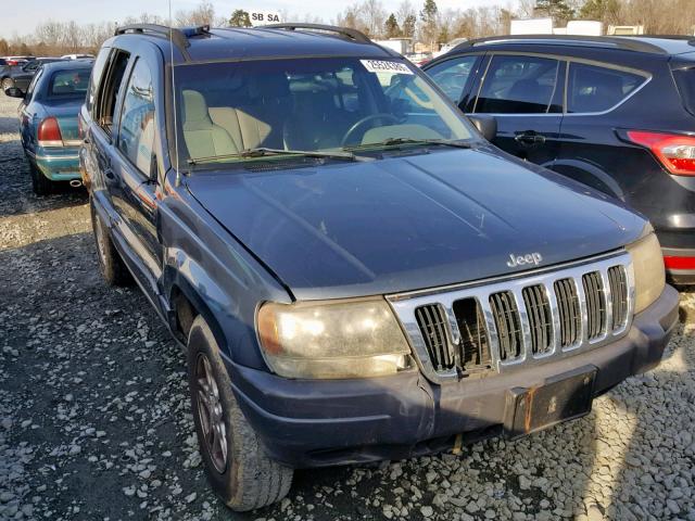 1J4GX48S43C569633 - 2003 JEEP GRAND CHER BLUE photo 1