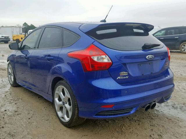 1FADP3L99EL208253 - 2014 FORD FOCUS ST BLUE photo 3