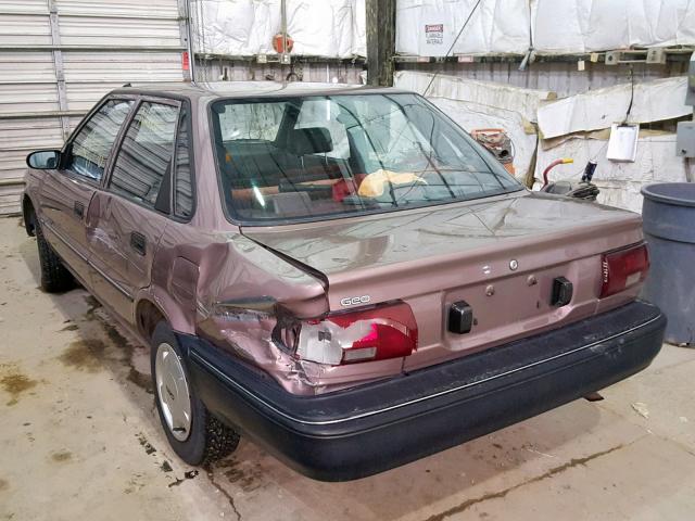 1Y1SK546XNZ049882 - 1992 GEO PRIZM BASE Մոխրագույն լուսանկար 3