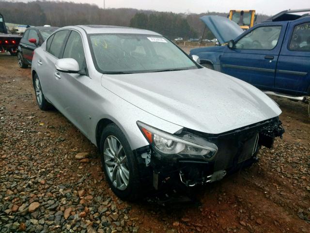 JN1BV7AP5EM673562 - 2014 INFINITI Q50 BASE SILVER photo 1