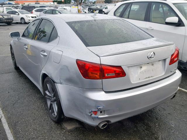 JTHBF5C26C5171942 - 2012 LEXUS IS 250 SILVER photo 3