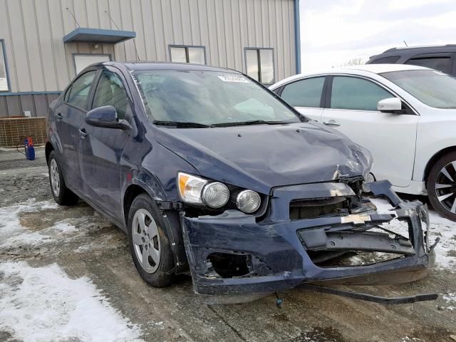 1G1JA5SH8F4198046 - 2015 CHEVROLET SONIC LS BLUE photo 1