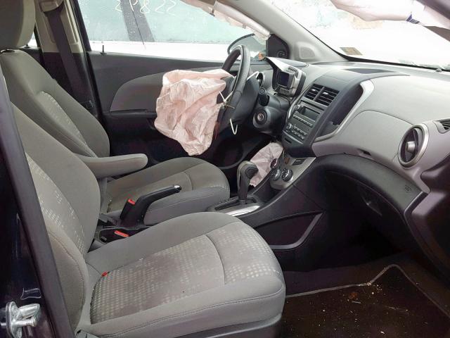 1G1JA5SH8F4198046 - 2015 CHEVROLET SONIC LS BLUE photo 5