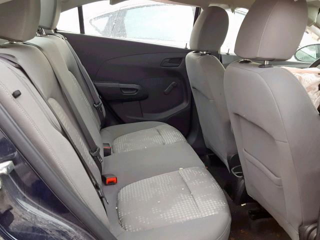 1G1JA5SH8F4198046 - 2015 CHEVROLET SONIC LS BLUE photo 6