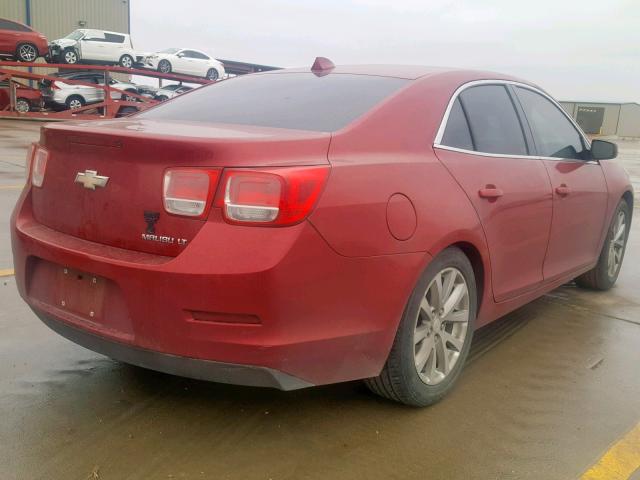 1G11E5SA2DF297907 - 2013 CHEVROLET MALIBU 2LT RED photo 4