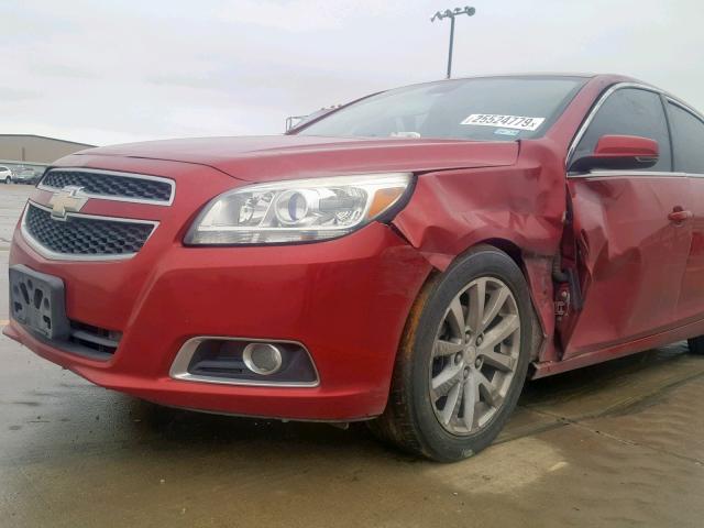 1G11E5SA2DF297907 - 2013 CHEVROLET MALIBU 2LT RED photo 9