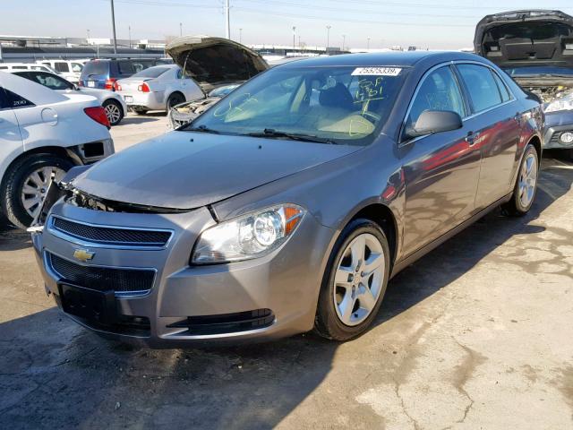 1G1ZB5E19BF307952 - 2011 CHEVROLET MALIBU LS BROWN photo 2