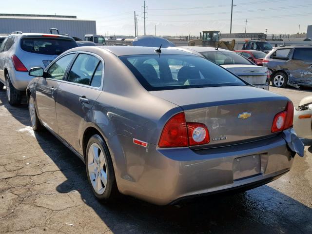 1G1ZB5E19BF307952 - 2011 CHEVROLET MALIBU LS BROWN photo 3