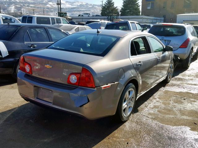1G1ZB5E19BF307952 - 2011 CHEVROLET MALIBU LS BROWN photo 4