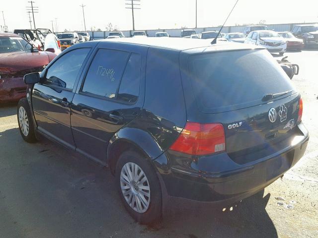 9BWFL61J464006371 - 2006 VOLKSWAGEN GOLF GL BLACK photo 3