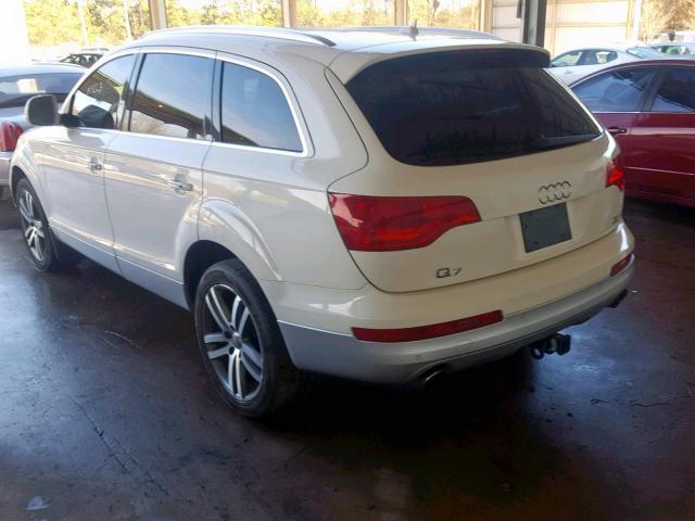 WA1BV74L07D075818 - 2007 AUDI Q7 4.2 QUA WHITE photo 3