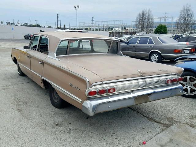 4Z52H519109 - 1964 MERCURY MONTEREY GOLD photo 3