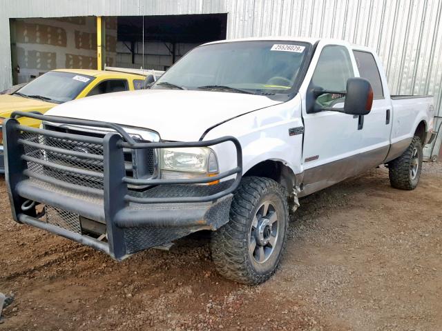 1FTSW31P84EC33623 - 2004 FORD F350 SRW S WHITE photo 2