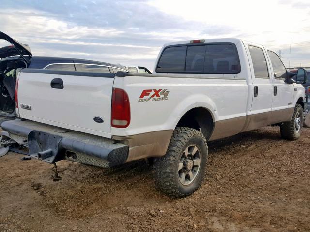 1FTSW31P84EC33623 - 2004 FORD F350 SRW S WHITE photo 4