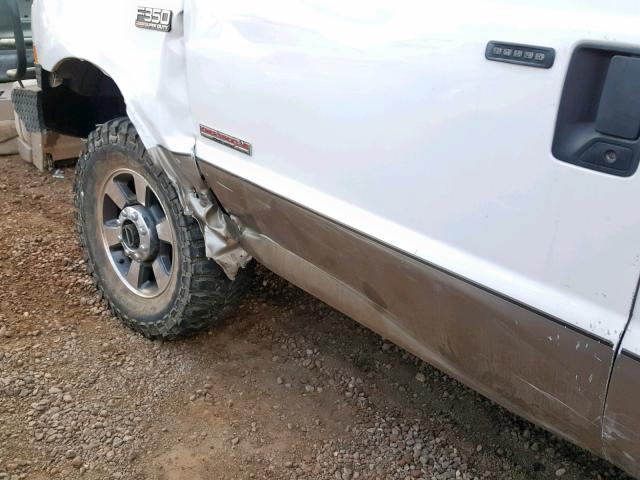 1FTSW31P84EC33623 - 2004 FORD F350 SRW S WHITE photo 9