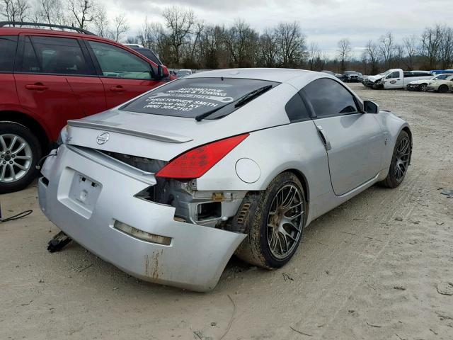 JN1BZ34E08M753220 - 2008 NISSAN 350Z COUPE SILVER photo 4