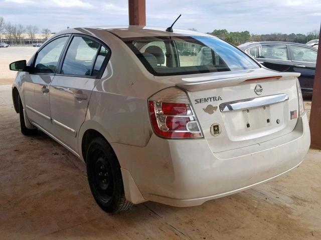 3N1AB6AP9BL662570 - 2011 NISSAN SENTRA 2.0 WHITE photo 3