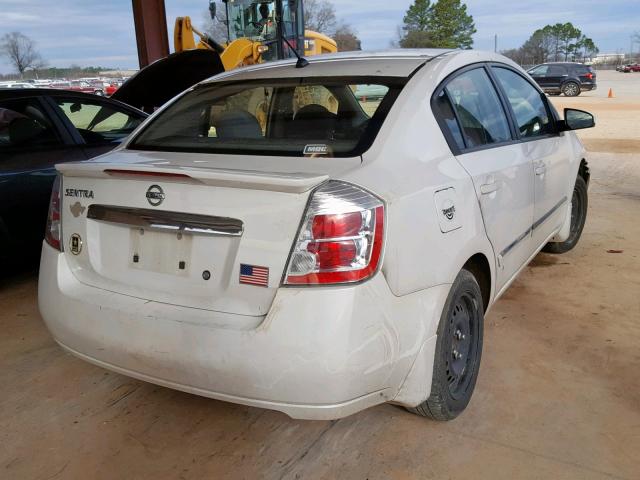 3N1AB6AP9BL662570 - 2011 NISSAN SENTRA 2.0 WHITE photo 4