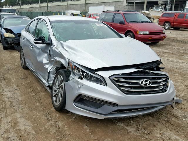 5NPE34AF0FH103356 - 2015 HYUNDAI SONATA SPO SILVER photo 1