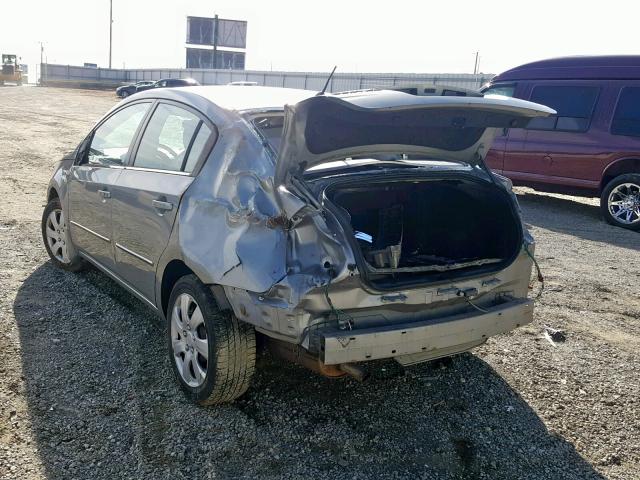 3N1AB61E58L620887 - 2008 NISSAN SENTRA 2.0 SILVER photo 3