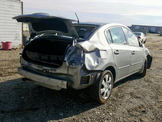 3N1AB61E58L620887 - 2008 NISSAN SENTRA 2.0 SILVER photo 4