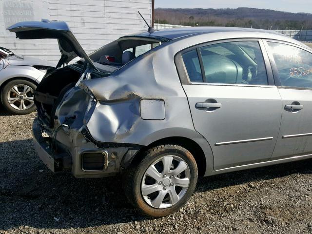 3N1AB61E58L620887 - 2008 NISSAN SENTRA 2.0 SILVER photo 9