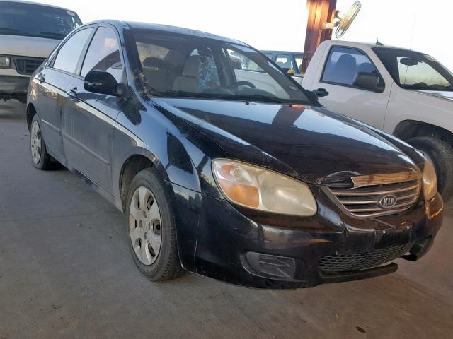 KNAFE221795621276 - 2009 KIA SPECTRA EX BLACK photo 1