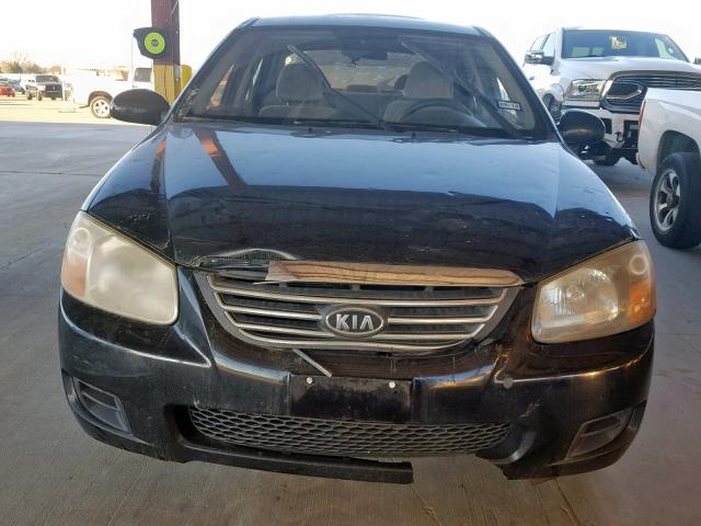 KNAFE221795621276 - 2009 KIA SPECTRA EX BLACK photo 10