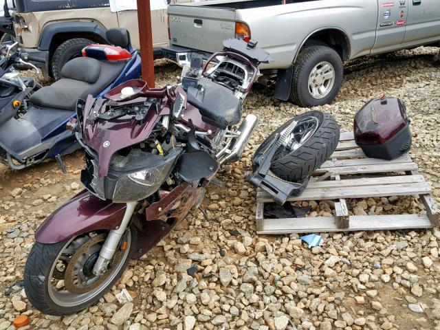 JYARP15E77A002468 - 2007 YAMAHA FJR1300 MAROON photo 2