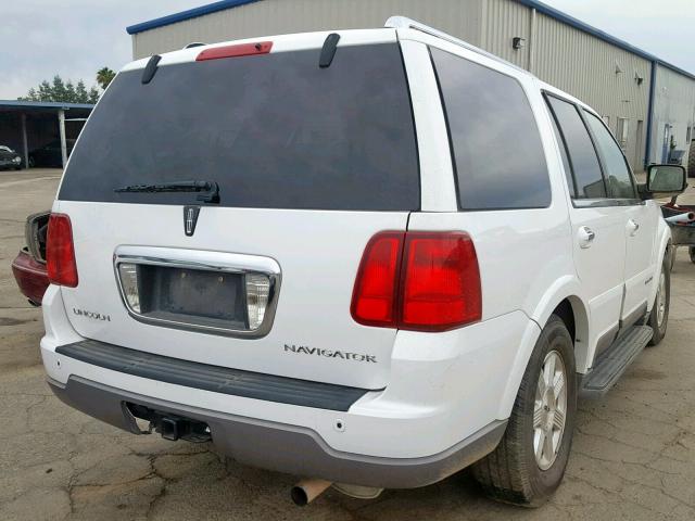 5LMFU27R03LJ50118 - 2003 LINCOLN NAVIGATOR 白色 照片 4