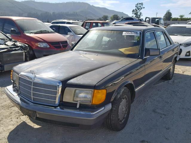 WDBCA35E1MA592782 - 1991 MERCEDES-BENZ 420 SEL BLACK photo 2