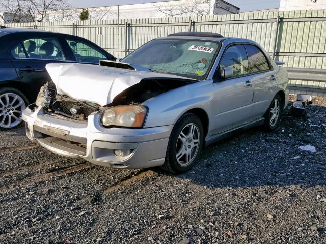 JF1GD29634G501120 - 2004 SUBARU IMPREZA WR SILVER photo 2