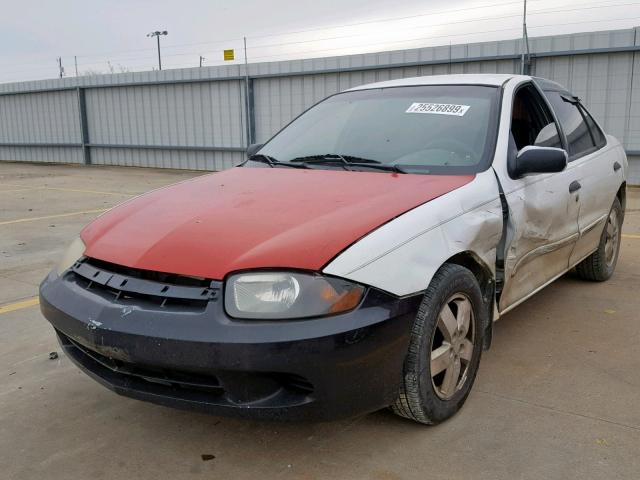 1G1JF52F637225822 - 2003 CHEVROLET CAVALIER L TWO TONE photo 2