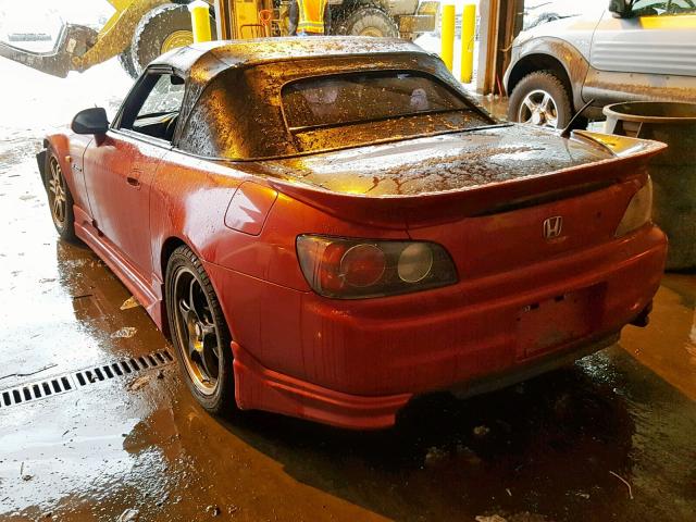 JHMAP11492T008962 - 2002 HONDA S2000 TWO TONE photo 3