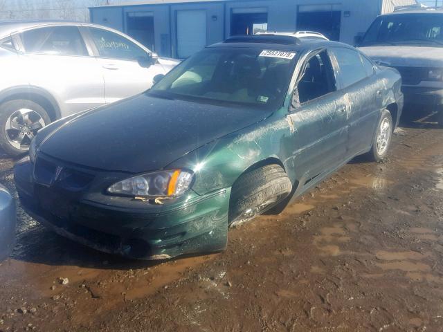 1G2NW52E33M610440 - 2003 PONTIAC GRAND AM G GREEN photo 2