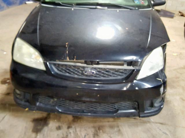 1FAFP34N86W161592 - 2006 FORD FOCUS ZX4 BLACK photo 7