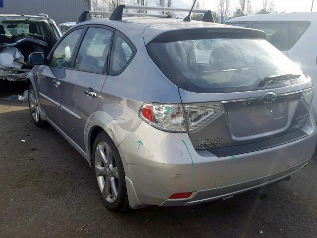 JF1GH63609G817442 - 2009 SUBARU IMPREZA OU SILVER photo 3