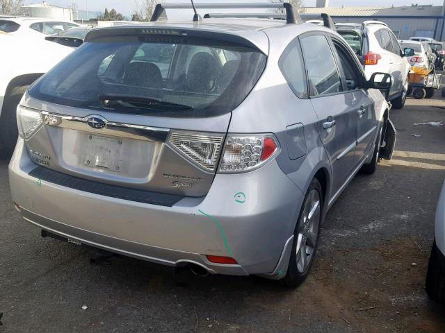 JF1GH63609G817442 - 2009 SUBARU IMPREZA OU SILVER photo 4