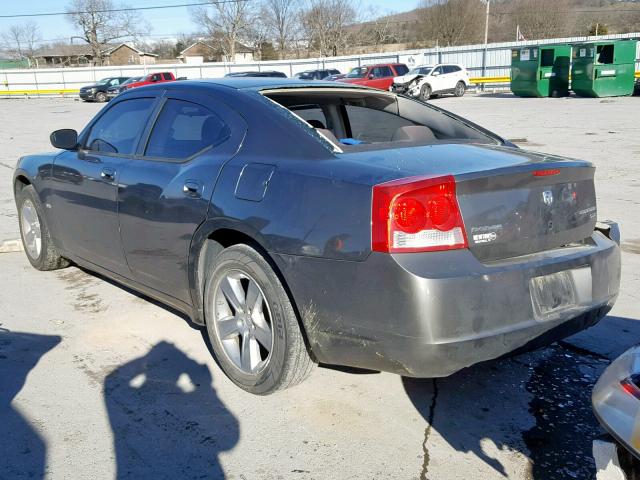 2B3KA33V39H617790 - 2009 DODGE CHARGER SX GRAY photo 3