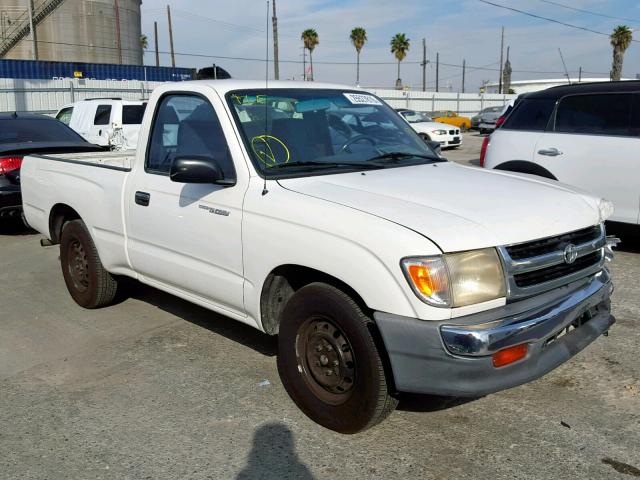 4TANL42N0XZ474836 - 1999 TOYOTA TACOMA WHITE photo 1