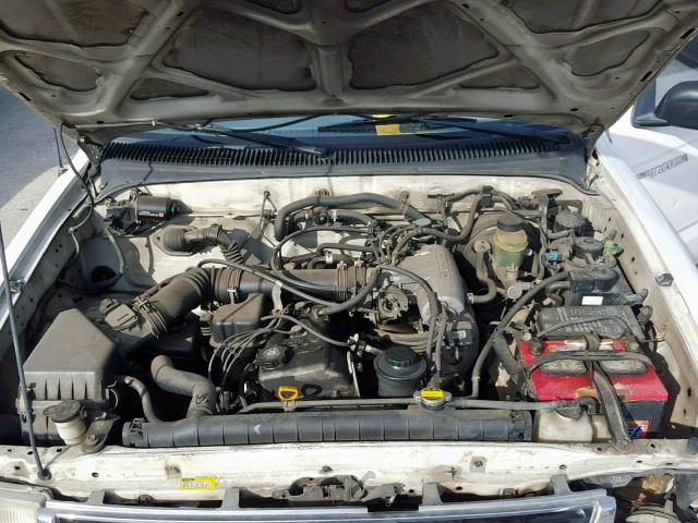 4TANL42N0XZ474836 - 1999 TOYOTA TACOMA WHITE photo 7