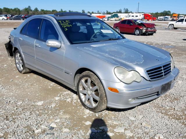 WDBRF40J13F381413 - 2003 MERCEDES-BENZ C 230K SPO SILVER photo 1