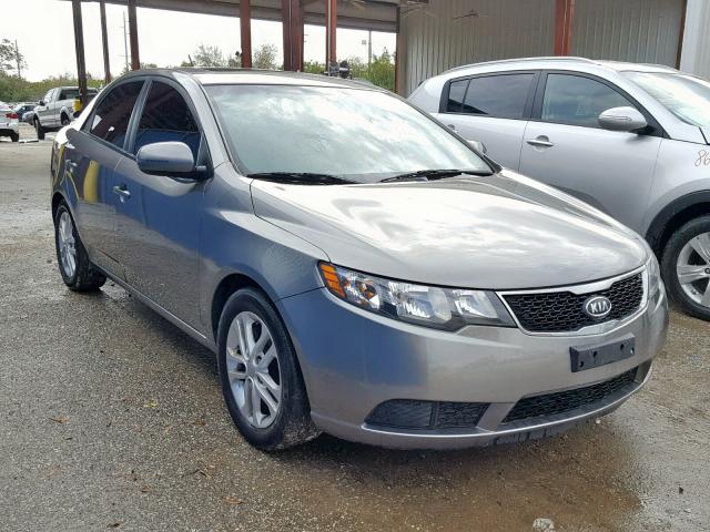 KNAFU4A29B5398897 - 2011 KIA FORTE EX GRAY photo 1