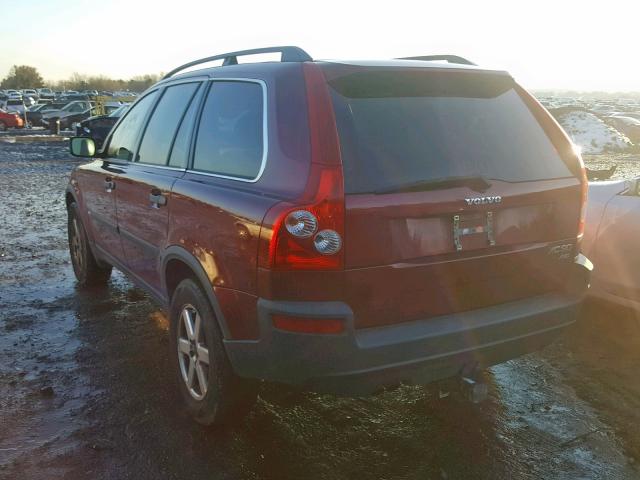 YV1CM59H541084561 - 2004 VOLVO XC90 RED photo 3