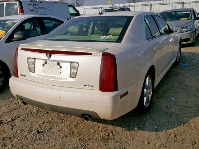 1G6DC67AX50180317 - 2005 CADILLAC STS WHITE photo 4