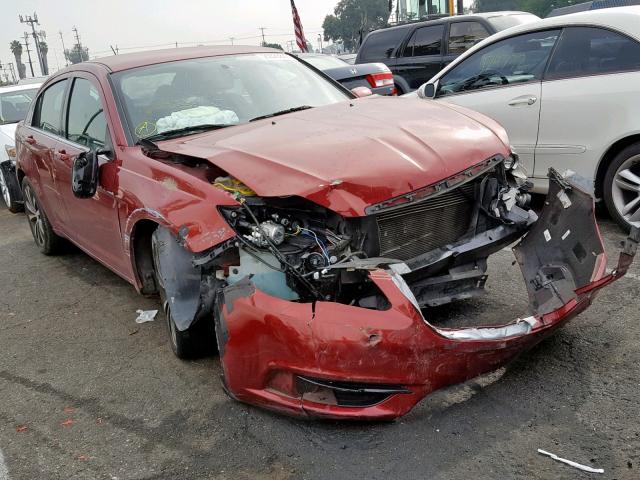 1C3CCBBB3DN609384 - 2013 CHRYSLER 200 TOURIN RED photo 1