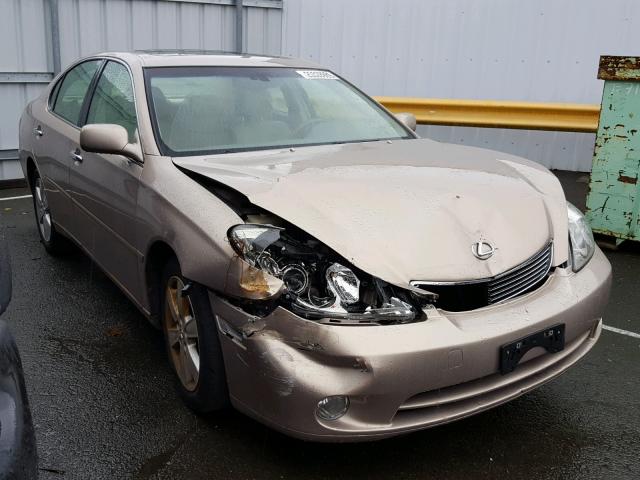 JTHBA30G555076228 - 2005 LEXUS ES 330 GOLD photo 1