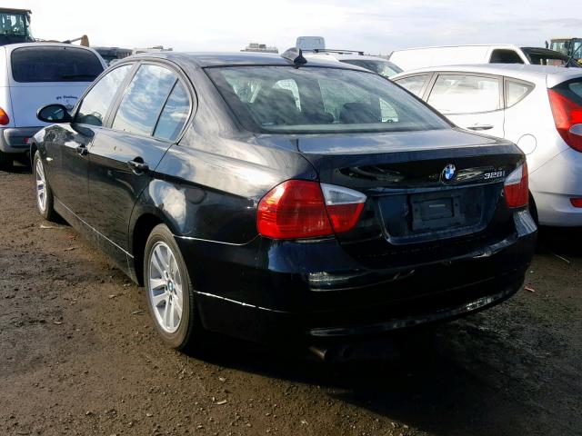 WBAVC53597FZ78907 - 2007 BMW 328 I SULE BLACK photo 3