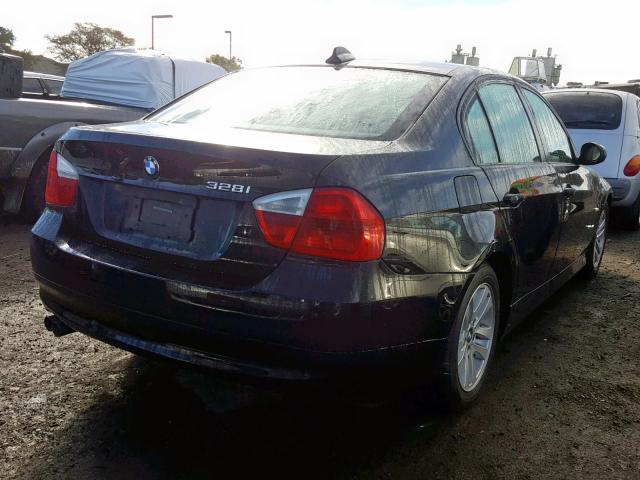 WBAVC53597FZ78907 - 2007 BMW 328 I SULE BLACK photo 4